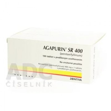 Агапурин СР (Agapurin SR) 400 мг, 100 таблеток