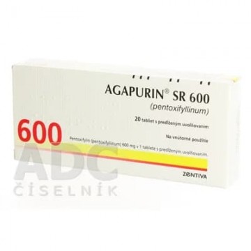 Агапурин СР (Agapurin SR) 600 мг, 20 таблеток