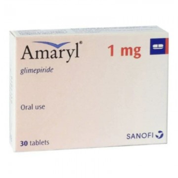 Амарил (Amaryl) 1 мг, 30 таблеток