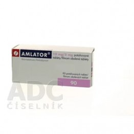 Амлатор (Amlator) 10 мг/5 мг, 90 таблеток