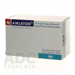Амлатор (Amlator) 20 мг/5 мг, 90 таблеток