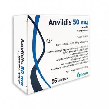 Анвилдис (Anvildis) 50 мг, 56 таблеток