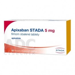 Апиксабан (Apixaban) STADA 5 мг, 60 таблеток