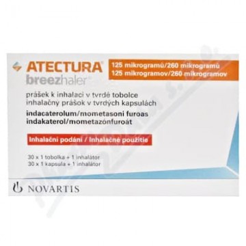 Атектура Брижалер (Atectura Breezhaler) 125/260 мкг, 30 доз