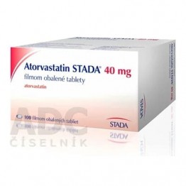 Аторвастатин (Atorvastatin) STADA 40 мг, 100 таблеток