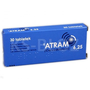 Атрам (Atram) 6.25 мг, 30 таблеток
