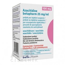 Азацитидин (Azacitidine) Betapharm 25 мг/мл 100 мг, 1 флакон