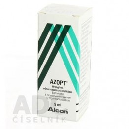 Азопт (Azopt) капли глазные 10 мг/1 мл, 5 мл