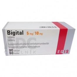 Бигитал (Bigital) 5 мг/10 мг, 90 таблеток