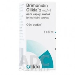 Бримонидин (Brimonidin) Olikla капли глазные 2 мг/1 мл, 5 мл