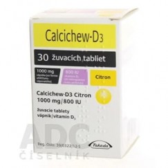 Кальций с витамином D3 (Calcichew-D3) 1000 мг/800 МЕ, 30 таблеток