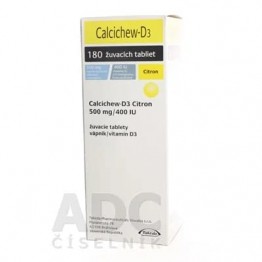 Кальций с витамином D3 (Calcichew-D3) 500 мг/400 МЕ, 180 таблеток