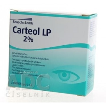 Картеол ЛП (Carteol LP) 20 мг/мл, 3 мл, 3 шт