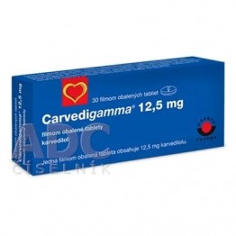 Карведигамма (Carvedigamma) 12.5 мг, 30 таблеток