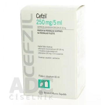 Цефзил (Cefzil) 250 мг/5 мл, 3 г