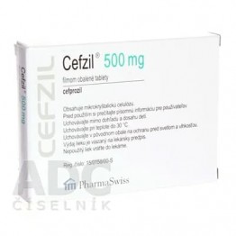 Цефзил (Cefzil) 500 мг, 10 таблеток