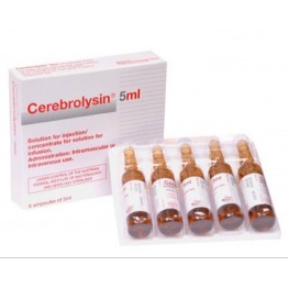 Церебролизин (Cerebrolysin) 215.2 мг/мл 5 мл, 5 ампул