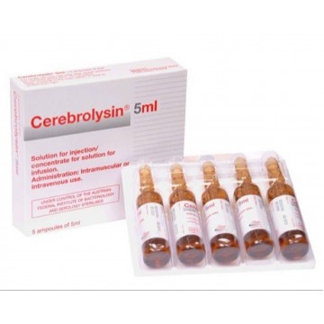 Церебролизин (Cerebrolysin) 215.2 мг/мл 5 мл, 5 ампул