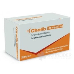 Холиб (Cholib) 145 мг/20 мг, 90 таблеток