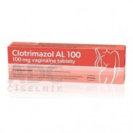 Клотримазол (Clotrimazol) AL 100 мг, 6 таблеток вагинальных