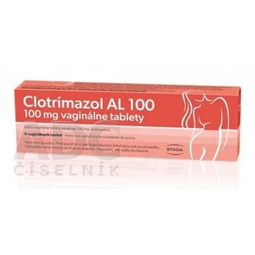 Клотримазол (Clotrimazol) AL 100 мг, 6 таблеток вагинальных