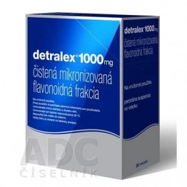 Детралекс (Detralex) суспензия 1000 мг, 30 пакетиков