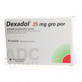 Дексадол (Dexadol) 25 мг, 20 таблеток