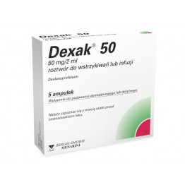 Дексак (Dexak) 50 мг/2 мл, 5 ампул