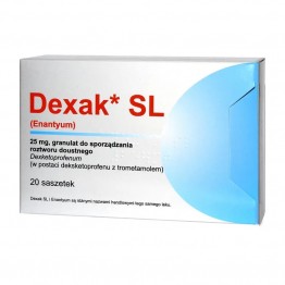 Дексак СЛ (Dexak SL) гранулы 25 мг, 20 саше