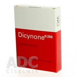 Дицинон (Dicynone) 250 мг/2 мл, 4 ампулы