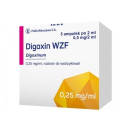 Дигоксин (Digoxin) 0.5 мг/2 мл, 5 ампул