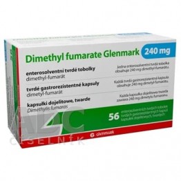 Диметилфумарат (Dimethyl fumarate) Glenmark 240 мг, 56 капсул