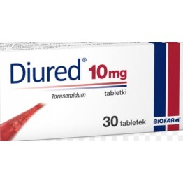 Диуред (Diured) 10 мг, 30 таблеток