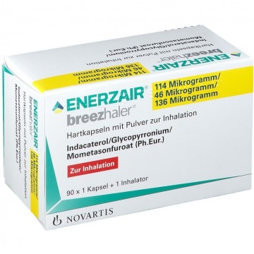 Энерзейр Бризхалер (Enersair Breezhaler) 114/46/136 мкг, 30 доз