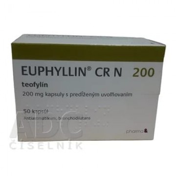 Эуфиллин СР (Euphyllin CR) 200 мг, 50 капсул