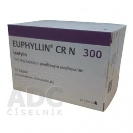 Эуфиллин СР (Euphyllin CR) 300 мг, 50 капсул
