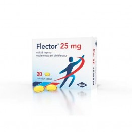 Флектор (Flector) 25 мг, 20 капсул, против боли