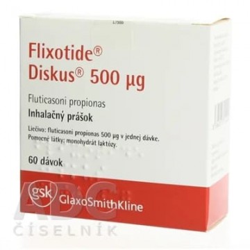 Фликсотид Дискус (Flixotide Diskus) аэрозоль 500 мкг/доза, 60 доз