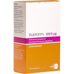 Флутиформ (Flutiform) 125 мкг/ 5 мкг, 120 доз