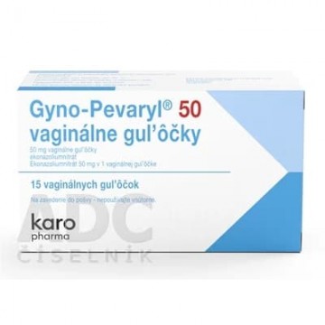 Гино-Певарил (Gyno-Pevaryl) 50 мг, 15 суппозиторий вагинальных
