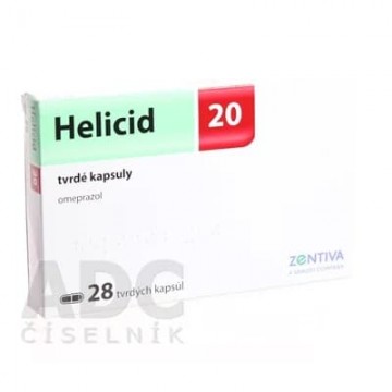 Хелицид (Helicid) 20 мг, 28 капсул