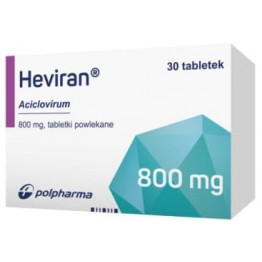 Гевиран (Heviran) 800 мг, 30 таблеток