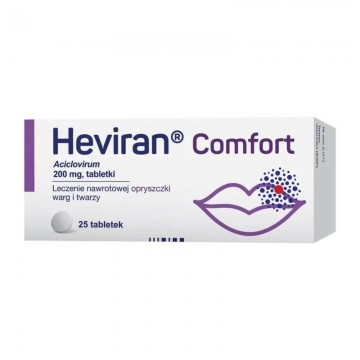Гевиран Комфорт (Heviran Comfort) 200 мг, 25 таблеток