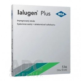 Иалуген Плюс (Ialugen Plus) повязка 10x10 см, 5 шт