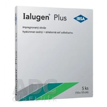Иалуген Плюс (Ialugen Plus) повязка 10x10 см, 5 шт