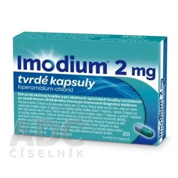 Имодиум (Imodium) 2 мг, 20 капсул