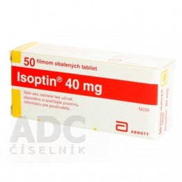 Изоптин (Isoptin) 40 мг, 50 таблеток
