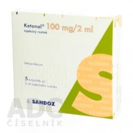 Кетонал (Ketonal) 100 мг/2 мл, 5 ампул