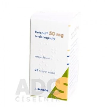 Кетонал (Ketonal) 50 мг, 25 капсул