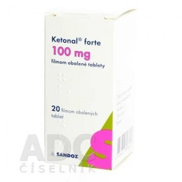 Кетонал Форте (Ketonal Forte) 100 мг, 20 таблеток